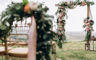 wedding arch flowers
