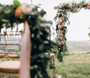 wedding arch flowers